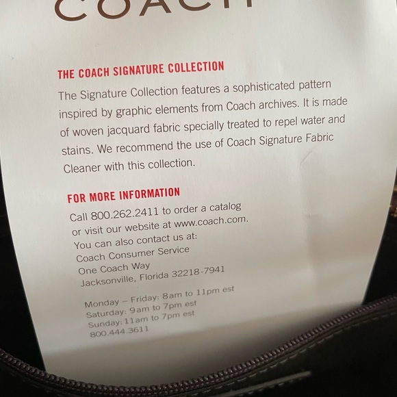 Coach signature bag - Picture 8 of 9